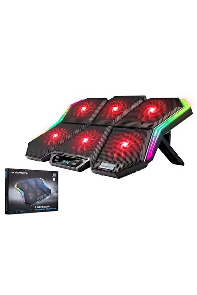 HADRON Labrador Notebook Soğutucu Rgb Siyah