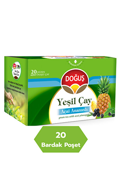 Doğuş Çay Yeşil Çay Açai Ananaslı 20'li
