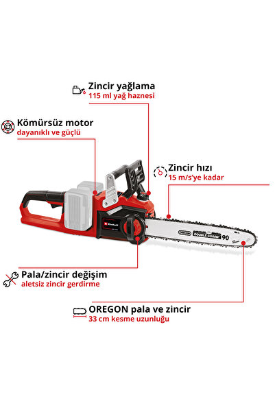 Einhell Gp-lc 36/35 Li - Solo, Akülü Ağaç Kesme (AKÜ VE ŞARJ CİHAZI DAHİL DEĞİLDİR) - 4501780