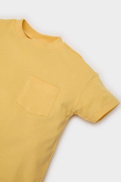 DeFacto Baby Boy Crew Neck Basic Plain Short Sleeve T-Shirt B7005A525Sm