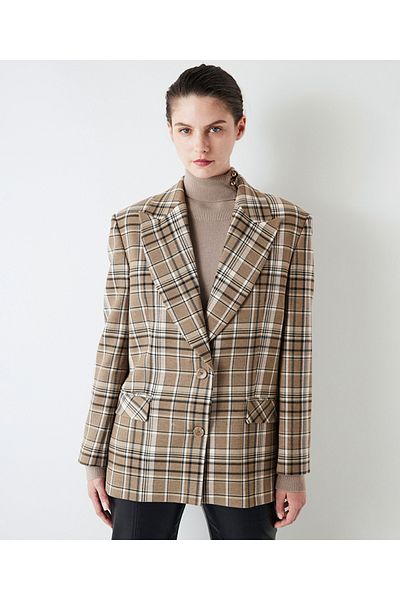 İpekyol Plaid pattern blazer
