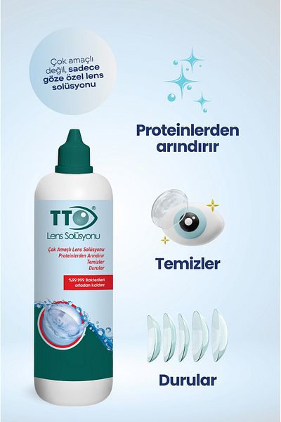 TTO 360 مل 2 كيس محلول العدسات حجم الكيس 60 مل تاريخ انتهاء الصلاحية: 09.2026