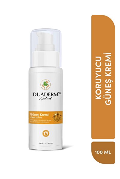Duaderm Tüm Ciltler Için Koruyucu Yüz Güneş Kremi 30spf (VİTAMİN E UVA UVB) 100ml