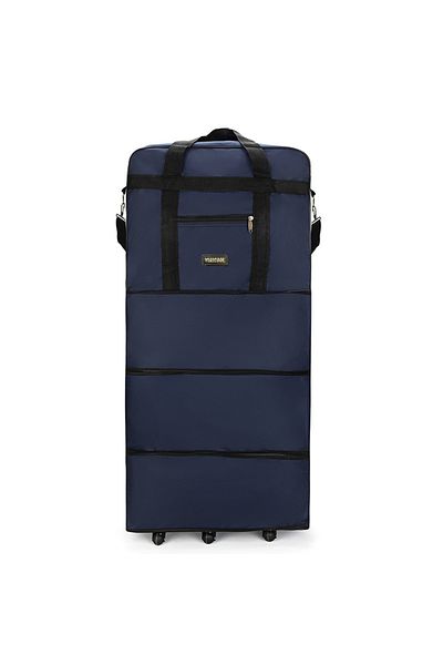 fun zone Foldable Carry-on Luggage Bag Waterproof And Lightweight 90 Cm With 6 Universal Wheels