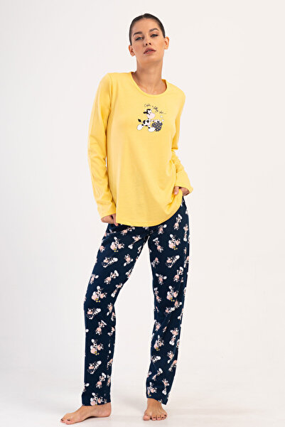 Vienetta Secret Pijama bumbac Vienetta Catch the Star Galben