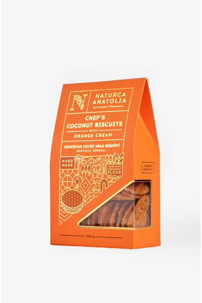 NATURCA ANATOLIA Naturca Portakal Kremalı Bisküvi 100g