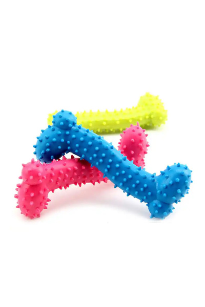 rianka Tavuk Butu Isırma Eğitim Mama Hazneli Oyun Topu Kemik Şeklinde Köpek Oyuncağı 4'lü Set