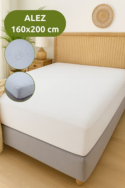 Serstil 160x200 Διπλό Ελαστικό Στρώμα – Αδιάβροχο, Αδιάβροχο, Προστατευτικό Στρώματος με Μαλακή Υφή