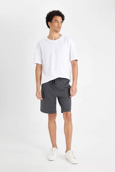 DeFacto Slim Fit Slim Fit Basic ίσιο σορτς με τσέπες R3442az24sm