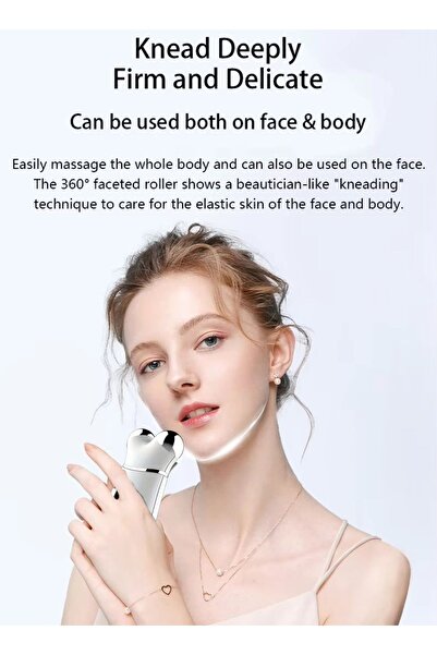 Prime by Javaudan 4 in 1 Microcurrent Facial Massager with EMS Heat Import and Beauty Modes