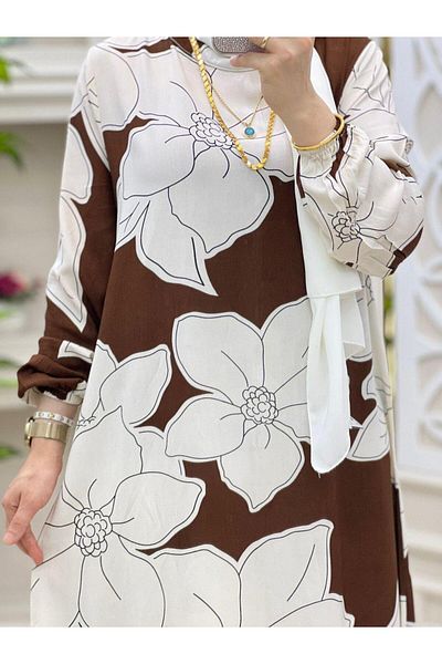 MODA Large Floral Hijab Dress