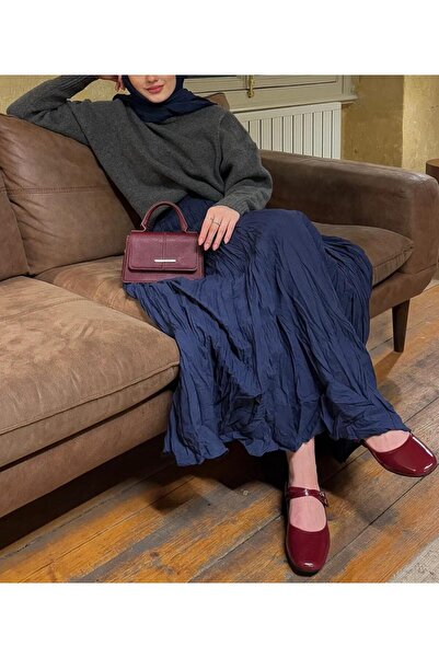 MODA Kendinden Kırışık Kraş Etek Modelleri