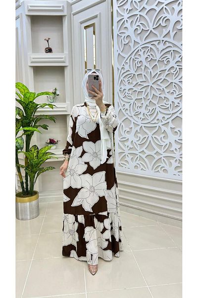 MODA Large Floral Hijab Dress