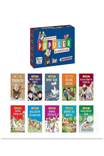 Bıcırık Yayınları Çocuklar İçin Popüler Klasikler (10 Kitap+Soru Kitapçığı)