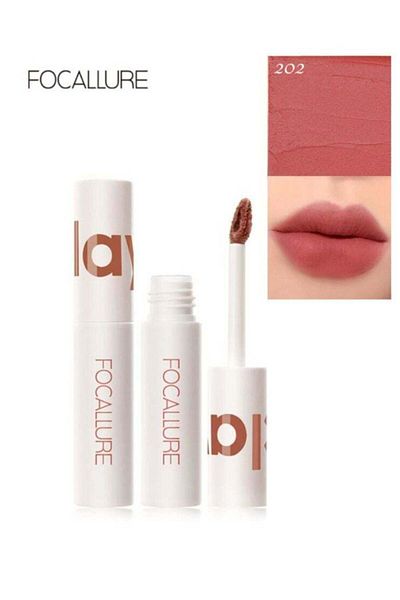 Focallure Velvet Matte Liquid Lipstick Satin-Finish Full Coverage Lip Color High Pigmented Lip Stain