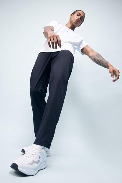 DeFacto DeFactoFit Slim Fit Στάνταρ Ποδαράκι Πολυλειτουργικό Ultrastrech Sportsman Jogger D7238AX25SP