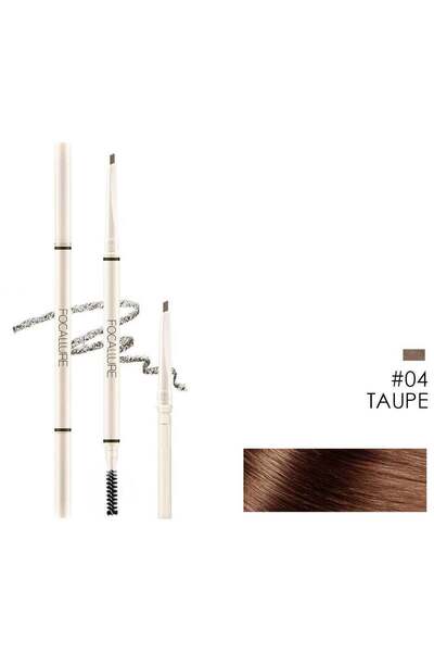 Focallure قلم حواجب من Artist Sketch، ذو رأس مثلث ومستدير، يدوم طويلاً، مقاوم للماء