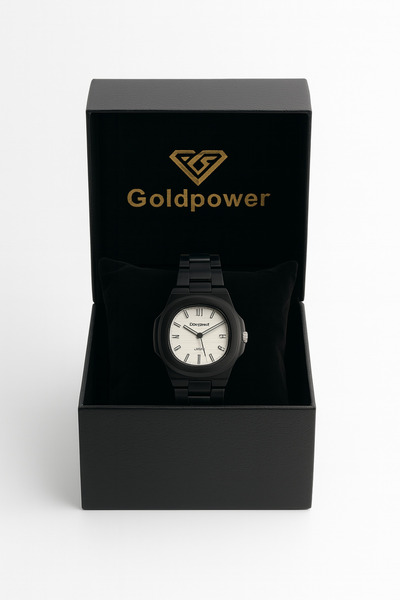 Gold Power Patek PhiLLipe Luxury SteeL Men's Wristwatch - Model