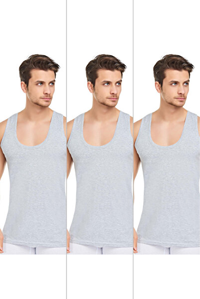 CENNETOĞLU Ανδρικό λευκό 100% βαμβακερό χτενισμένο βαμβακερό αθλητικό οικονομικό πακέτο 3