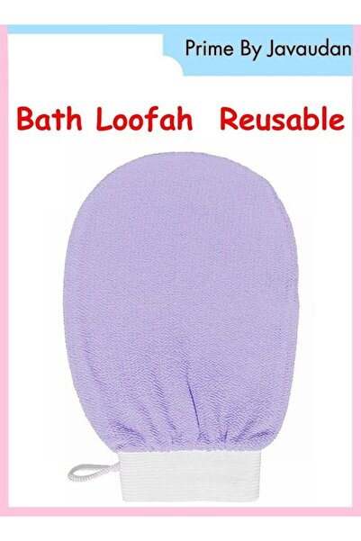 Prime by Javaudan ليفة استحمام مقشرة لإزالة خلايا الجلد الميتة الجافة وتنظيف ...