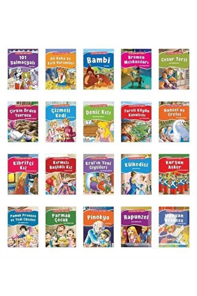 Nesil Yayınları En Çok Sevilen Minik Klasikler (20 KİTAP)