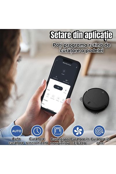 Infiniteea Aspirator robot Infiniteea™, aspirare și spălare simultană