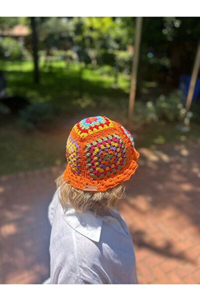 Donna Sorridente Bucket Motif Şapka