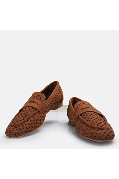 37Numara BÜYÜK NUMARA KADIN LOAFER 41-42-43-44-TABA SÜET