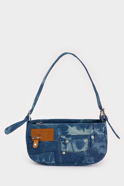 DeFacto Geantă de umăr Jean Look pentru femei E3705AXNS