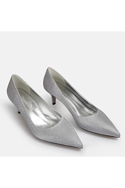 37Numara BÜYÜK NUMARA STİLETTO ABİYE TAŞLI 41-42-43-44 GRİ