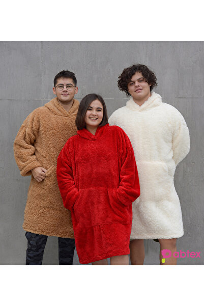 Özgüner Oyuncak Pabtex Peluş Polar Giyilebilir Sıcak ve Yumuşak Battaniye Pijama