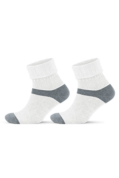 Go With 2'li Alpaka Yünlü Termal Yıkamalı Yumuşak Doğal Kışlık Ayakkabı Bot I...