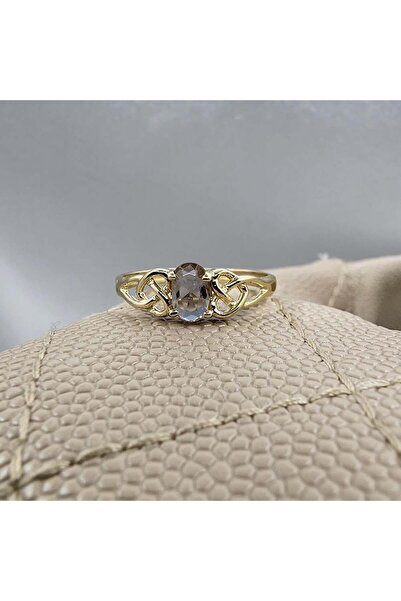 FasekGold Evlilik Teklifi Altın Yüzük - 14 Ayar Altın Oval 0.60 Karat Zultani...