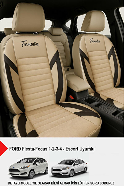 GM-DESIGN Formentor Arm Feather Auto Seat Cover (Ford Focus-Fiesta-Escort Compatible)