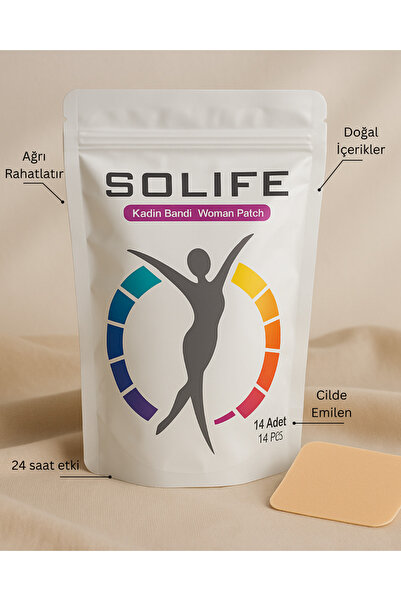 SOLIFE Transdermal Kadın Rahatlama Bandı 14 Adet