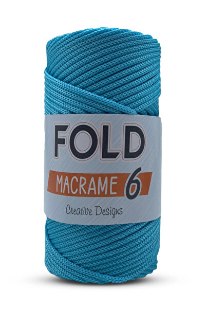 FOLD Polyester Makrome İpi No:6 %100 PP - 230 - 3 Mm - 250 gr 115 M Supla Ip ...