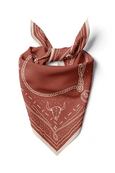 Modabutik Rope Heart Patterned Bandana