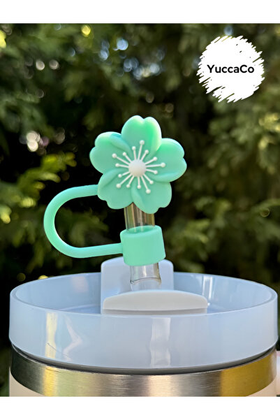 YuccaCo Accessorize Your Life ملحق الترمس الزهري/واقي القش الزهري/غطاء القش/س...