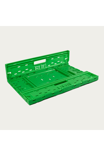 gülogluplastik Katlanır Kasa 40*60*20 Cm Plastik Katlanabilir Taşıma Ve Saklama Kasası Yeşil Plastik Kasa