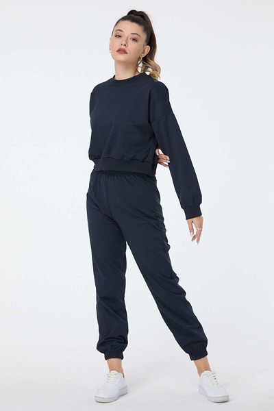 TOFİSA Tracksuit Set Navy Blue - 13043