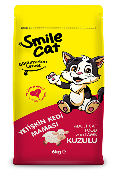 SMILE Cat Yetişkin Kedi Kuzulu 6 kg Kuru Mama