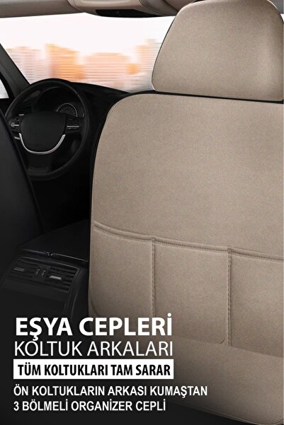 GM-DESIGN Formentor Arm Feather Auto Seat Cover (Toyota Corolla-Auris-Yaris Compatible)