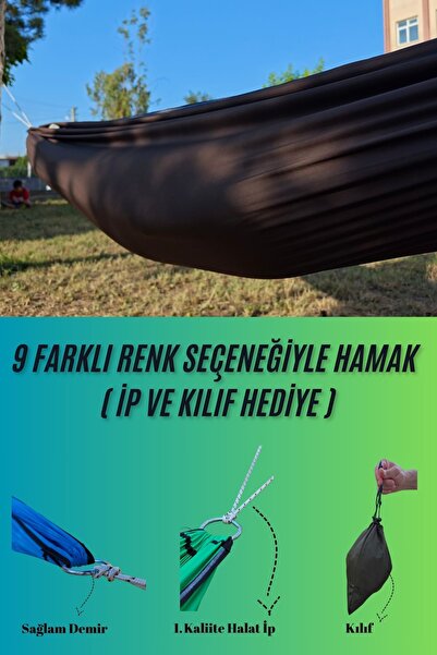 Med Online Kamp Piknik Hamağı Outdoor Su İtici Kumaş Katlanabilir Taşınabilir...
