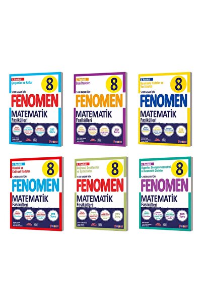 Fenomen Yayıncılık FASİKÜL SET MATEMATİK 8.SINIF FENOMEN YAYINLARI