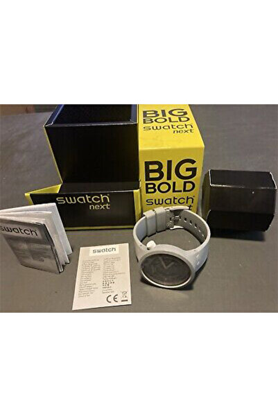 Swatch Big Bold Ceramic C-grey Unisex Wristwatch Sb03m100