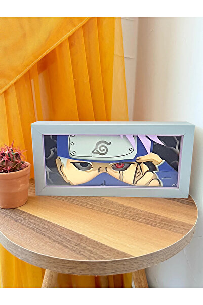 GünArt Kakashi 3D Anime Lightbox Işıklı Kutu Tablo