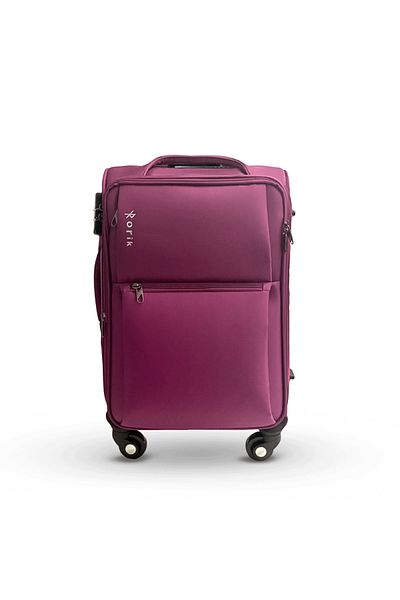 Rorik Troler textil, 35 L, S 55x37x20 cm, bagaj de mână și cabină, roți 360°, violet