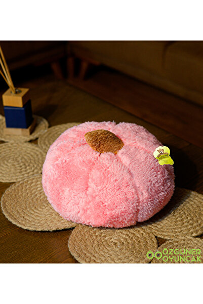 Özgüner Oyuncak Pabtex Kabak Şeklinde 30 cm Kırlent – Yumuşak Peluş Ev Dekoru