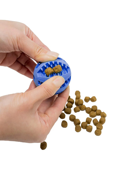 rianka 2'li Mama Hazneli Köpek Eğitim Oyun Topu & Kemik Şeklinde Köpek Isırma Oyuncağı Seti