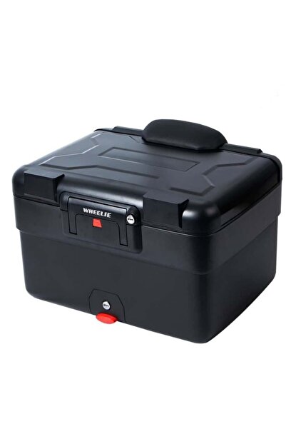 XT69X-B 30/40 Litre Motosiklet Arka Çanta Genişleyebilen Siyah Su Geçirmez Tak Çıkart Özellikli ABS